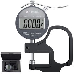 Digital Thickness Gauge Tool 0.5inch/12.7mm 0.0005inch/0.01mm LCD Display Gauge