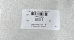 WATERS 700009642 ESI PROBE ASSEMBLY 500mm Manufactured 11-FEB-2025