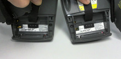 Pair of Symbol SPT1800 Palm Barcode Scanners – Model TRG80400 – Palm OS