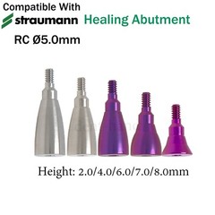 RC Dental Healing Abutment Caps Cover Screw Fit ITI Straumann BL/BLT Implant Sys