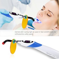 Dental Wireless Cordless LED Cure Curing Light Lamp 1800mw 5SEC Resin Cure Tool