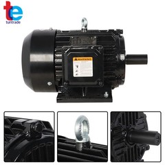 Electric Motor 5 HP 1800 RPM 184T Frame TEFC 230/460 Volt Severe Duty 3 Phase