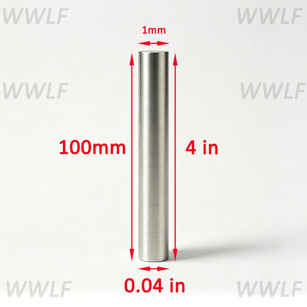 99.99% Pure Nickel Rod Round Bar Ni Anode for Electroplating Scientific Research