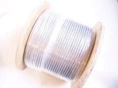 Galvanized Wire Rope Cable 3/8″, 7×19: 50, 100, 150, 200, 250, 500, 1000 Ft