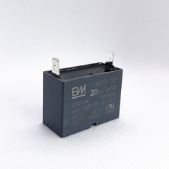 CBB61 250V 4/5/6/8/10/12/15/20/24/25 UF Fan Motor RUN Capacitor 2 PINS