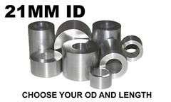 ALUMINUM 21MM ID X 31MM, 30MM, 29MM OR 28MM OD BUSHING SPACER