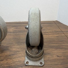 Pair Vintage Colson Quiet Caster Wheels – 5” x 1” – Made USA Model 2-5-65