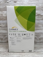 Non-Latex PI Underglove Surgical Glove Gammex *1 CASE* Size: 6 *See Date*4-24*