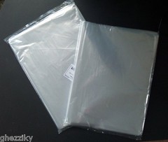 CLEAR POLY BAGS Large Small Plastic Packaging Open Flat Packing T-Shirt Apparel