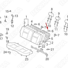 20pcs Hood Insulation Retainer Clip Compatible with 90467-09050 90467-A0003