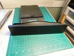 Adjustable Heavy-Duty Three Hole Manual Paper Punch with punch out catcher