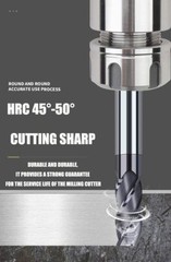 High Quality CNC End Mill Set Carbide Tungsten Steel 4 Fultes Milling Cutter