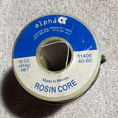 Alpha 11406 40-60 Rosin Core Solder Wire 0.062″ 16 oz (454g)