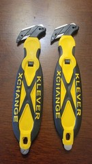 Klever Xchange Yellow Safety Box Cutter