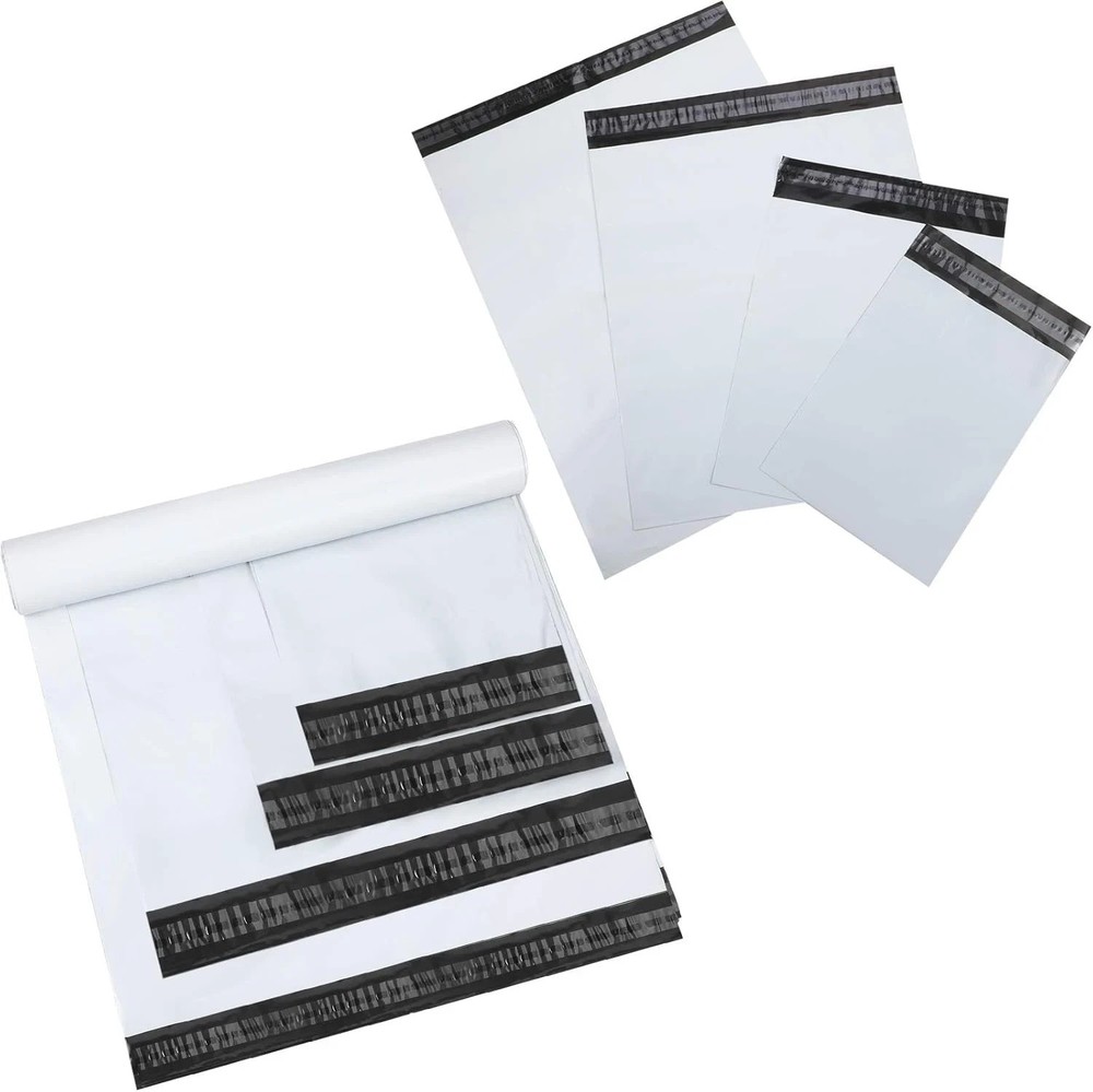 120 Mixed Size Variety Pack Poly Mailers Mailing Bags Shipping Bags Assorted lot