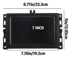 DriveFix 7” Uconnect LCD Display Screen w/Bracket Jeep Compass 2017-2020, NEW
