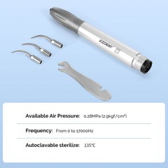 Dental Hygiene UltraSonic Perio Air Scaler Handpiece G1 G2 G4 Tips 2Hole/4Holes