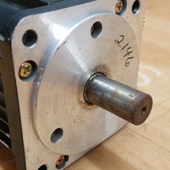Gould M603-220Y-AB Series 600 AC Servo Motor, 3000RPM, 1/2″ Shaft – USED
