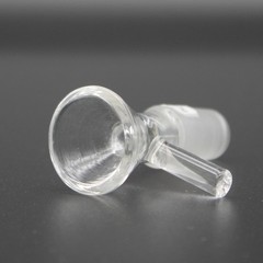 Clear Pyrex Lab Glass Slide Funnel Bowl 10mm 14mm 18mm Tobacco Hookah Bong