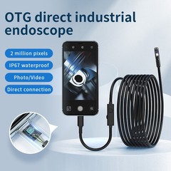 Endoscope Borescope 8mm Inspection Snake Camera For iPhone Android iOS New USA