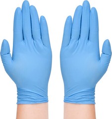 2000pcs Non-Latex Nitrile Gloves Powder Free Thicken 4 mil M/L Durable Rubber US