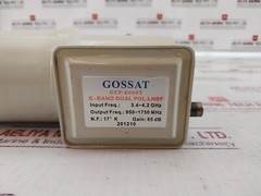 GOSSAT C-BAND DUAL Polarization LNBF GCF-2009T, 3.4-4.2 GHz, 65dB Gain