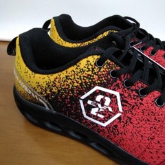 A.T.FIELD EVA×Mandom Evangelion Protective Sneaker Unit 02 Model Red JAPAN USED
