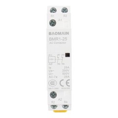 Baomain Normally Closed AC Contactor AC 110V 25A 2 Pole 2NC BMR1-25/02 Circuit