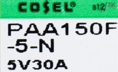 17400 COSEL POWER SUPPLY, 5V 30A, PAA150F-5 (PARTS) PAA150F-5-N