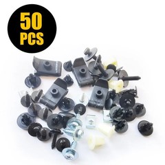 50Pcs Replacement Screw Clips Rivet Fastener for Toyota Fender Bumper Splash