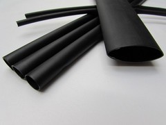 (1 FOOT) 1.5″ Black Heat Shrink Tube 3:1 Dual Wall Adhesive Glue Marine/to 1-1/2