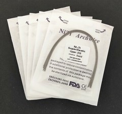 10Packs Dental Niti Arch Wires Round Super Elastic Oval Orthodontics Arcs