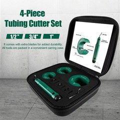 XUNTUI 3pcs Close Quarters CStyle Copper Pipe Cutter Set 1/23/41″ for Aluminu…