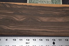 Ziricote Wood Veneer Sheet 5 x 31 inches 1/42nd 7652-45