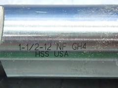 MICHIGAN DRILL 7701-1/2-12P HIGH SPEED GROUND THREAD HAND TAP 07250530056