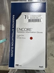 *5-Pairs* Ansell Encore Radiation Attenuation PF Gloves Size-7.5 Latex 20873075