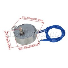 Synchronous Motor AC 110V 10-12RPM 50/60Hz 4W CCW/CW TYC-50 Torque 2kgf.cm