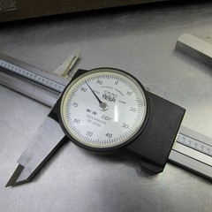 TESA 0-6″ Inside/Outside Dial Caliper 05.20001 Swiss Made .001″ Grad Stainless