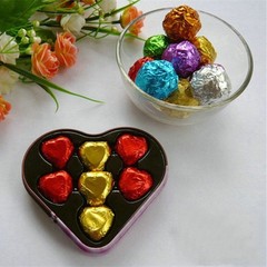 Chocolate Candy Wrappers Aluminium Foil Square Sweet Lolly Paper 500 PCS