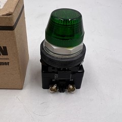 PILOT LIGHT GREEN EATON CORPORATION HT8HFGV7 / HT8HFGV7 (NEW IN BOX) 120V T1609