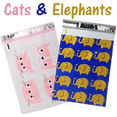 10×13″ Designer Owls, Cat’s Poly Mailers Combo Pack, Quality Shipping Envelopes!