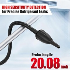 HVAC Refrigerant Leak Detector, Heated Diode Sensor, Battery Powered Halogen …