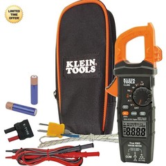 Klein Tools CL800 Digital Clamp Meter 600A AC/DC Auto Ranging TRMS