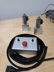 Proportional control box with 2 single way knob + Flow regulator 50 l/min 13 gpm