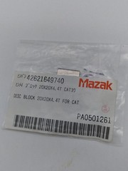 Mazak 42621649740 Square Spacer/Locator Block, 20X20X4 4T for Cat