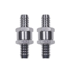 2x 10mm 3/8″ Fuel Line Non-Return One Way Air Fuel Oil Check Valve Diesel Gas