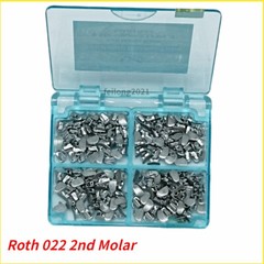 50Sets Dental Orthodontic Buccal Tube 1st 2nd Molar Tube Roth MBT 022/018 Mesh