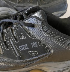 Skechers Men’s Cankton Steel Toe Work Shoes Memory Foam Insole Lace Up Size 8