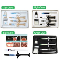 Dental Composite Resin Adhesive Kit /Mini/No-Mix Bonding/Light Cure/Blue Glue