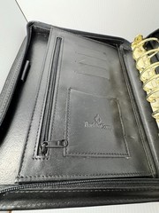 VTG Leather Franklin Covey Planner Crossbody Strap Classic Zip Free Shipping